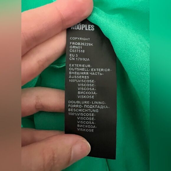 THE KOOPLES Floral Poppies Cutout Midi Dress - Picture 7 of 7